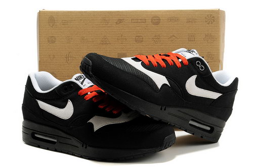 Nike Air Max 1 Men Black Red Running Shoes Review